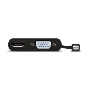 ALOGIC 2-in-1 Mini DisplayPort to 4K HDMIVGA Adapter - Male to 2-Female