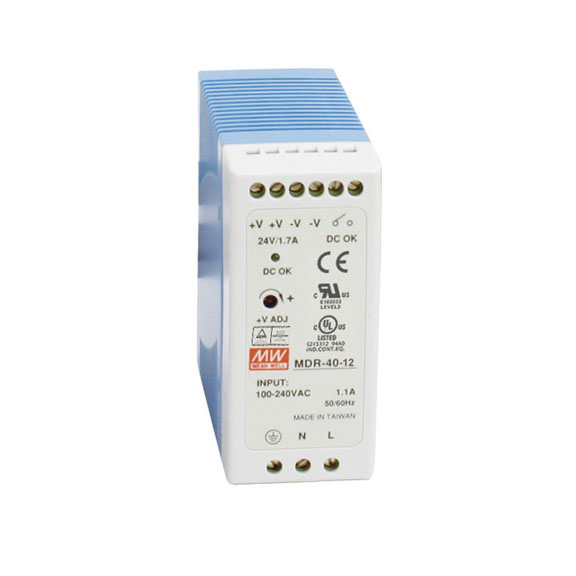 Black Box MDR-40-12 power supply unit 40 W Blue, White