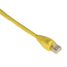 Black Box 25ft, Cat6 networking cable Yellow 7.6 m U/UTP (UTP)