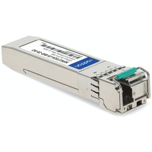 10GBase-BX SFP+ Transceiver, SMF, 1330nmTx/1270nmRx, 20km, LC, DOM