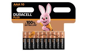 DURACELL PLUS POWER AAA 10PK non-rechargeable