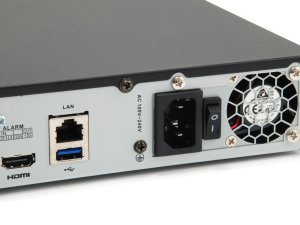 LevelOne GEMINI 8-Channel PoE Network Video Recorder, 8 PoE Outputs, H.265