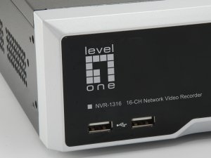 LevelOne GEMINI 16-Channel Network Video Recorder, H.265