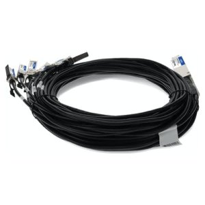 AddOn Networks OSFP-8SFP28-PDAC3M-AO InfiniBand/fibre optic cable 3 m 8xSFP28 Black, Silver