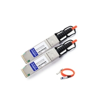 AddOn Networks PAN-QSFP-AOC-10M-AO Serial Attached SCSI (SAS) cable 40000 Gbit/s Stainless steel, Black