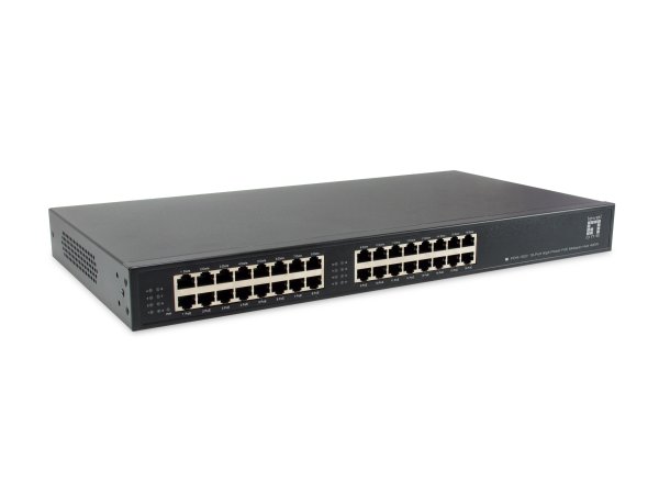 LevelOne POH-1620 16-Port High Power PoE Midspan Hub ,400W