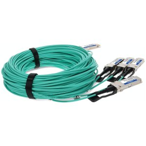 AddOn Networks Q400G-4Q56G-AOC10M-AO InfiniBand/fibre optic cable 10 m QSFP-DD 4x QSFP56 Turquoise