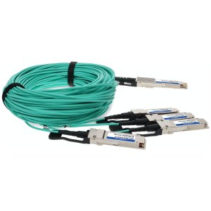 AddOn Networks Q400G-4Q56G-AOC20M-AO InfiniBand/fibre optic cable 20 m QSFP-DD 4x QSFP56 Turquoise