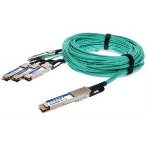 AddOn Networks Q400G-4Q56G-AOC2M-AO InfiniBand/fibre optic cable 2 m QSFP-DD 4x QSFP56 Turquoise