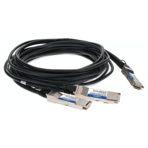 QSFP56 to 2xQSFP56, Passive Twinax, 1m, LSZH