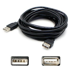 AddOn Networks Q6264A-AO USB cable USB 2.0 1.82 m USB A USB B Black