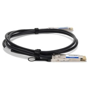 AddOn Networks QDD-200G-DAC-1M-AO InfiniBand/fibre optic cable QSFP-DD Black, Silver