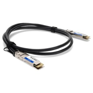 AddOn Networks QDD-400-CU1M-AO InfiniBand/fibre optic cable 1 m QSFP-DD Black, Silver