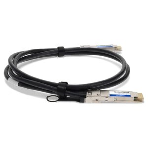 AddOn Networks QDD-400-CU2M-AO InfiniBand/fibre optic cable 2 m QSFP-DD Black, Silver