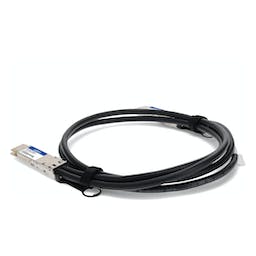 AddOn Networks QDD-400G-CU0-5M-AO InfiniBand/fibre optic cable 0.5 m QSFP-DD Black, Silver