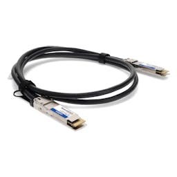 AddOn Networks QDD-400G-CU1-5M-AO InfiniBand/fibre optic cable 1.5 m QSFP-DD Black, Silver