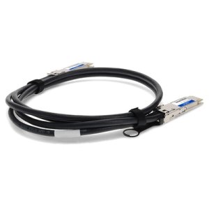 Compatible TAA Compliant 400GBase-CU QSFPDD Direct Attach Cable (Passive Twinax, 1m)