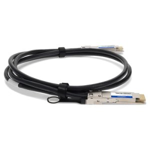 Compatible TAA Compliant 400GBase-CU QSFPDD Direct Attach Cable (Passive Twinax, 1m)