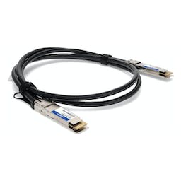 AddOn Networks QDD-400G-CU2-5M-AO InfiniBand/fibre optic cable 2.5 m QSFP-DD Black, Silver