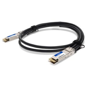 Compatible TAA Compliant 400GBase-CU QSFPDD Direct Attach Cable (Passive Twinax, 2m)