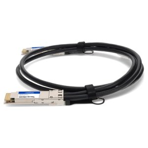 400GBase-CU QSFP-DD to QSFP-DD PAM-4 Direct Attach Cable (Passive Twinax, 1m)