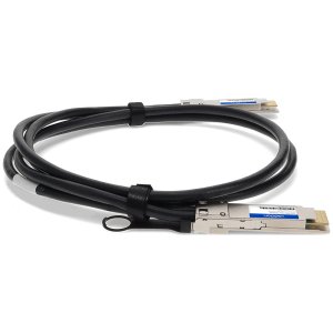 Juniper Networks QDD-400G-PDAC-2P5M Compatible 400GBase-CU QSFP-DD to QSFP-DD Direct Attach Cable (Passive Twinax, 2.5m)