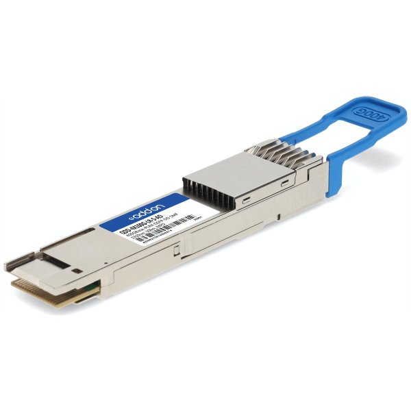 Cisco QDD-4X100G-LR-S Compatible TAA, 400GBase-PLR4, QSFP-DD Transceiver, CMIS, SMF, 1310nm, 10km, MPO, DOM