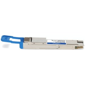 Cisco QDD-4X100G-LR-S Compatible TAA, 400GBase-PLR4, QSFP-DD Transceiver, CMIS, SMF, 1310nm, 10km, MPO, DOM