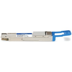 Cisco QDD-4X100G-LR-S Compatible TAA, 400GBase-PLR4, QSFP-DD Transceiver, CMIS, SMF, 1310nm, 10km, MPO, DOM