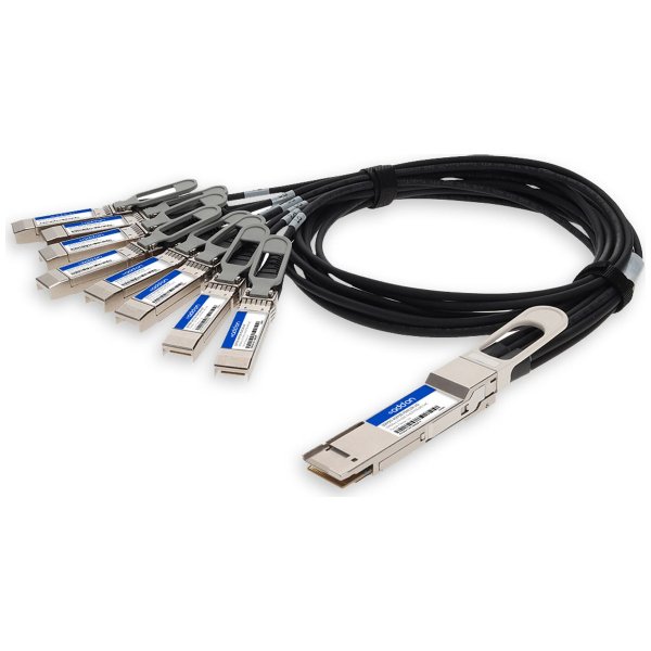 AddOn Networks QDD-8SFP28-PDAC1M-AO InfiniBand/fibre optic cable 1 m QSFP-DD 8x SFP28 Black