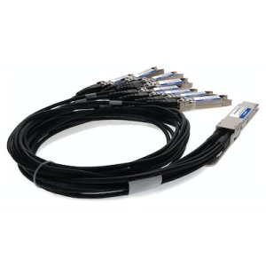 QSFP-DD to 8xSFP28, 2.5 m, 400GBase