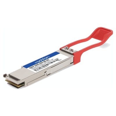 100GBase-ER4 QSFP28 Transceiver (SMF, 1295nm to 1309nm, 40KM, LC, DOM, IEEE 803.3ba)