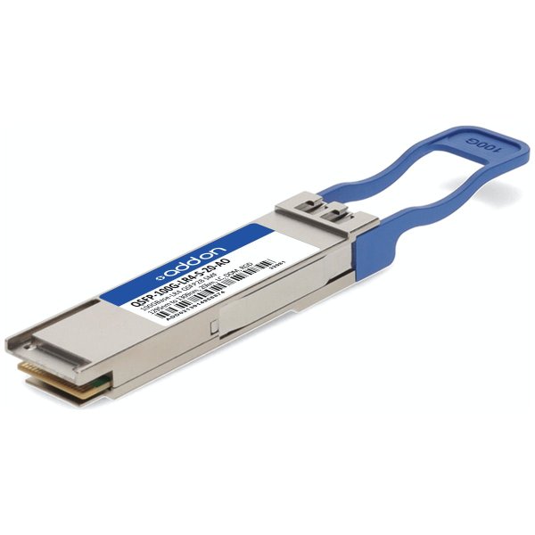 Cisco Compatible TAA 100GBase-LR4 QSFP28 Transceiver, SMF, 1295nm to 1309nm, LC, 20km, DOM