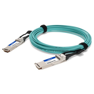 QSFP56 to QSFP56 Active Optical Cable (850nm, MMF, 25m)