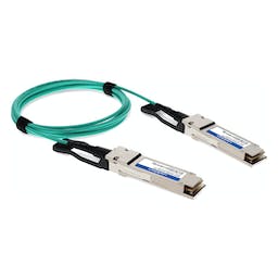 AddOn Networks QSFP-200GB-AOC2M-AO InfiniBand/fibre optic cable 2 m QSFP56 Aqua colour, Silver