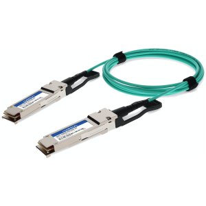 MSA and TAA Compliant 200GBase-AOC QSFP56 to QSFP56 Active Optical Cable (850nm, MMF, 4m)