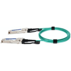 MSA and TAA Compliant 200GBase-AOC QSFP56 to QSFP56 Active Optical Cable (850nm, MMF, 4m)