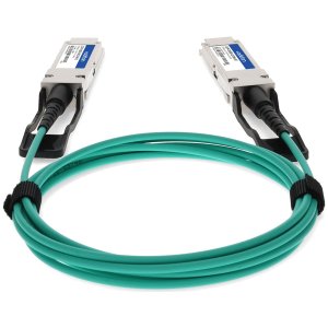 MSA and TAA Compliant 200GBase-AOC QSFP56 to QSFP56 Active Optical Cable (850nm, MMF, 4m)