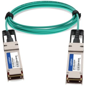 MSA and TAA Compliant 200GBase-AOC QSFP56 to QSFP56 Active Optical Cable (850nm, MMF, 4m)