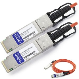 AddOn Networks QSFP-H40G-AOC50M-AO InfiniBand/fibre optic cable 50 m QSFP+ Orange