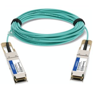 AddOn Networks QSFP-OTU4-AOC15M-AO InfiniBand/fibre optic cable 15 m QSFP28 Turquoise