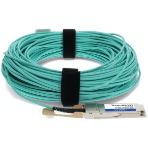 AddOn Networks QSFP-OTU4-AOC20M-AO InfiniBand/fibre optic cable 20 m QSFP28 Turquoise