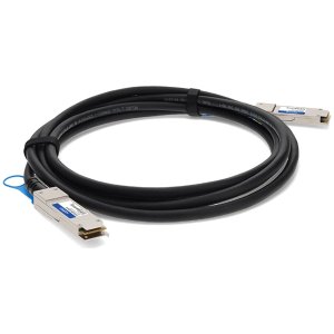 QSFP28-100G-CU5M Compatible TAA Compliant 100GBase-CU QSFP28 to 4xSFP28 Direct Attach Cable (Passive Twinax, 5m)