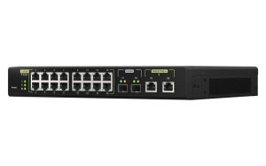 QNAP QSW-M2116P-2T2S network switch Managed L2 2.5G Ethernet Power over Ethernet (PoE) Black