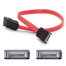 AddOn Networks SATAMF24IN SATA cable 0.61 m Black, Red