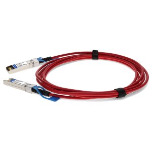 MSA and TAA Compliant 10GBase-CU SFP+ Red Direct Attach Cable (Passive Twinax, 1.5m)