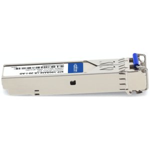 MSA and TAA Compliant 10GBase-LR SFP+ Transceiver, SMF, 1310nm, 20km, LC, DOM, -40 to 85C