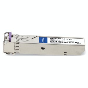 AddOn Networks SFP-1G-BXD-20-AR-AO network transceiver module Fiber optic 1000 Mbit/s