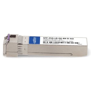 Dell SFP-25G-LR-DE-BX-D Compatible TAA 25GBase-BX SFP28 Transceiver (SMF, 1330nmTx/1270nmRx, 10km, LC, DOM)