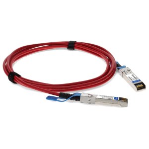 Cisco SFP-H10GB-CU4M Compatible TAA Compliant 10GBase-CU SFP+ to SFP+ Direct Attach Cable Red (Passive Twinax, 4m)